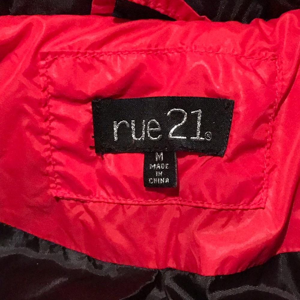 Red Puffer Jacket - Picture 4 of 4